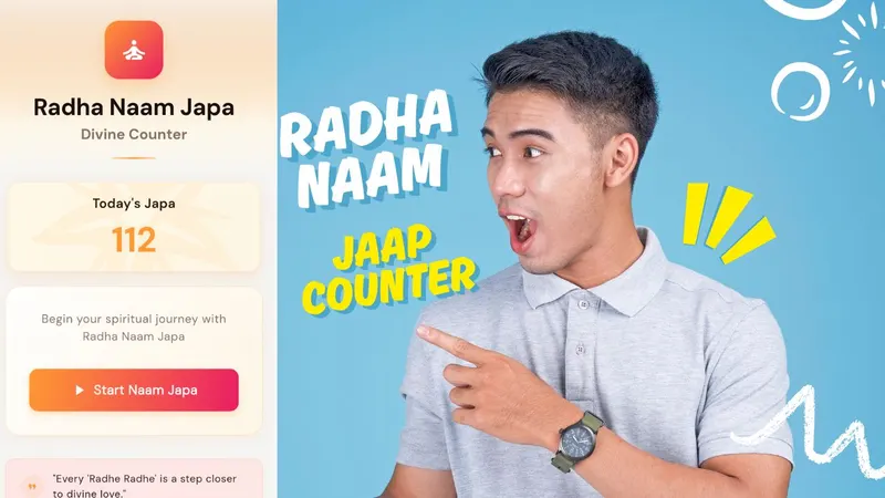 Free Radha Naam Jap Counter – Jap Radha Naam with Devotion